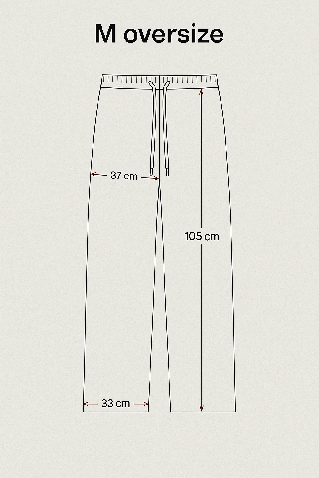 PANTALONI RELAXED FIT  - Maro